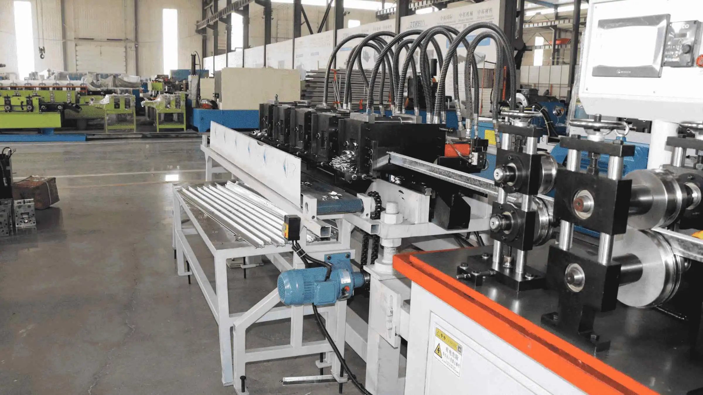 Custom Ceiling T Grid Roll Forming Machine for Contractors